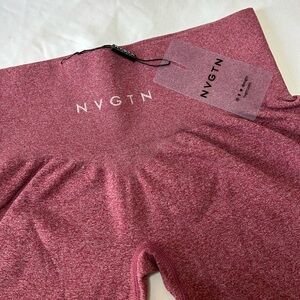 NVGTN Maroon Pro Seamless Shorts
